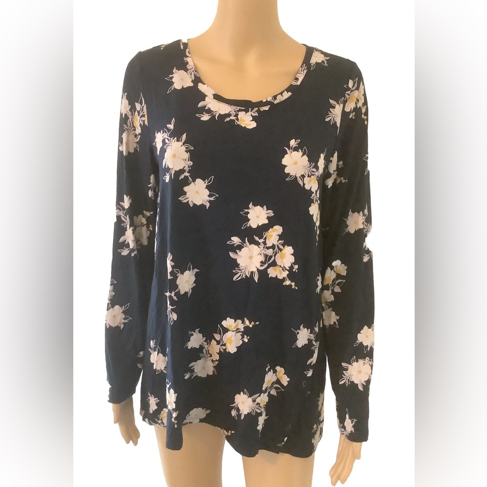 J. Jill Wearever Collection Women’s Top Tunic, Long Sleeve, Size Small new